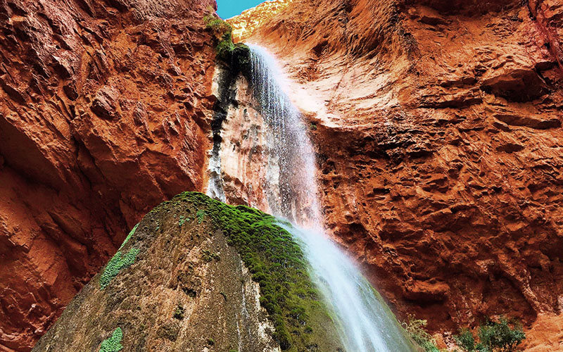 Ribbon Falls - Classic Waterfall in the Grand Canyon